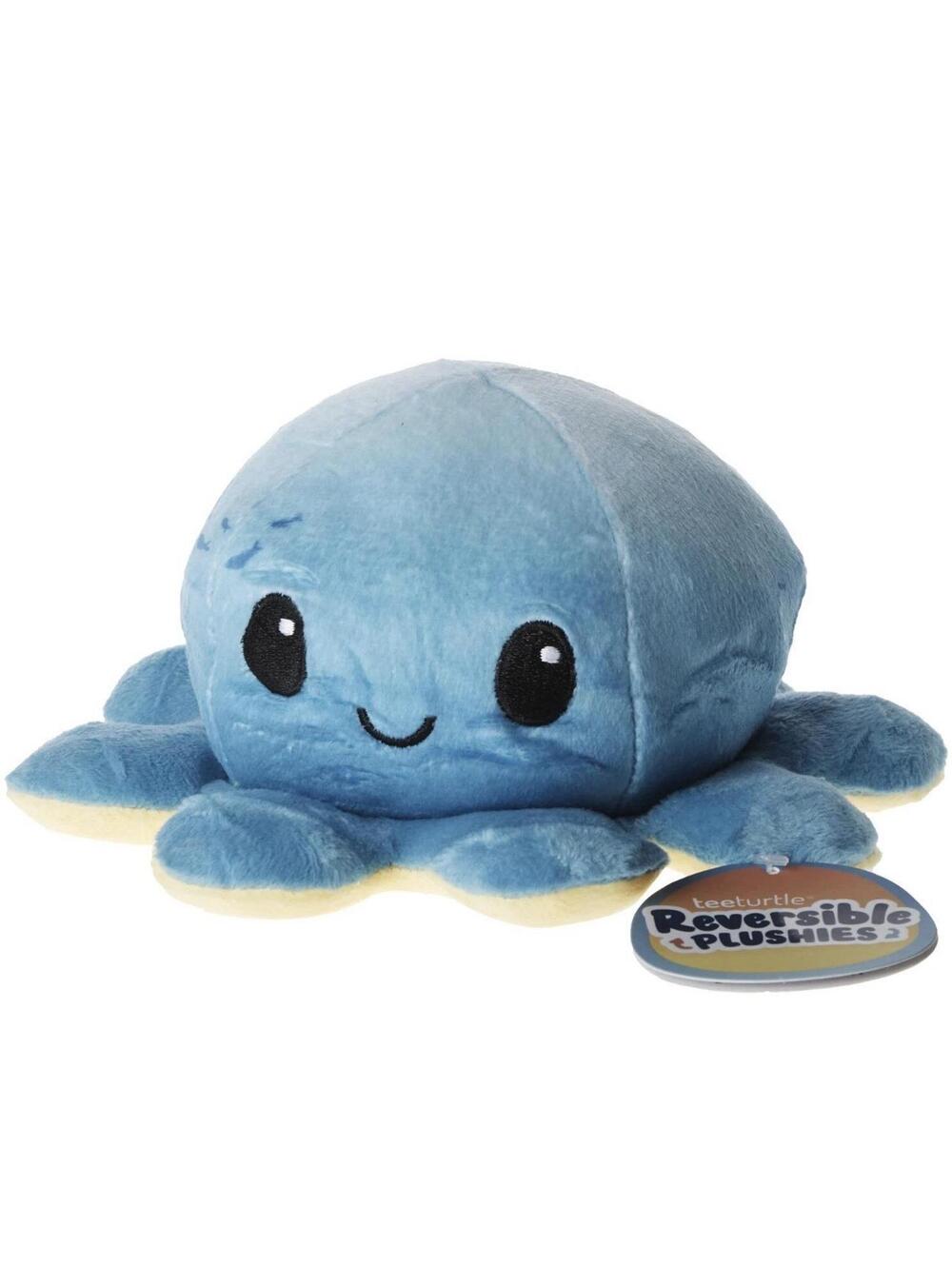 TeeTurtle - The Original Reversible Octopus Plushie - Sunset + Ocean New B8